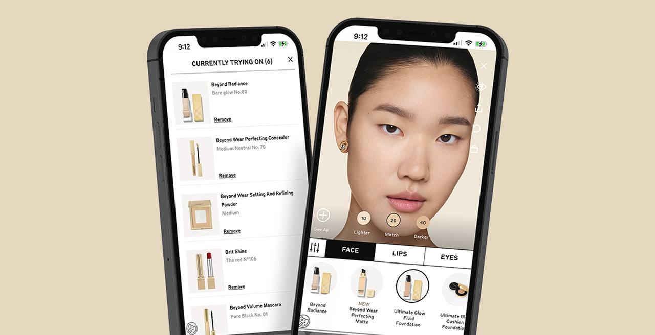 Burberry Beauty Virtual Studio, essayage virtuel de maquillage